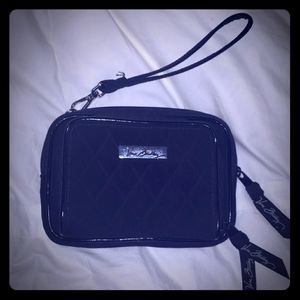 Vera Bradley black wristlet